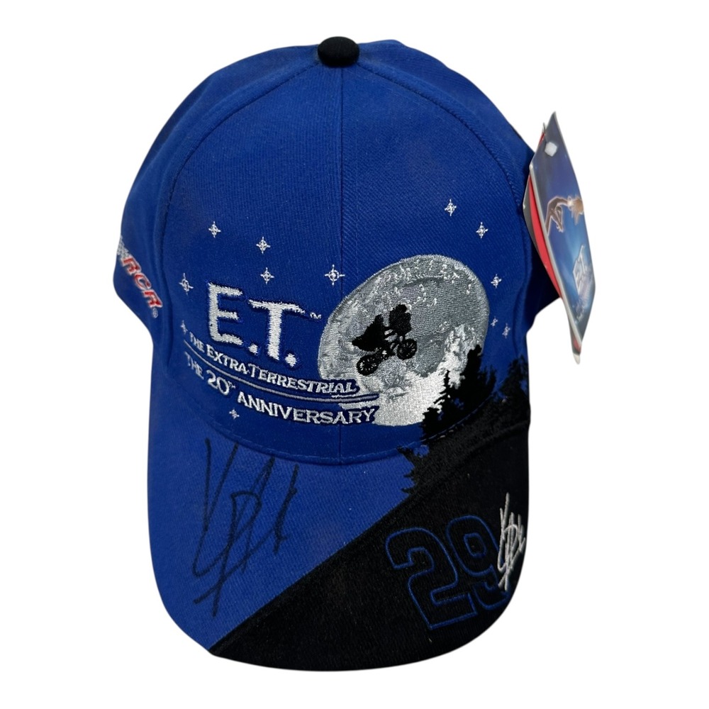 E.T.‎ The Extra Terrestrial 20th Anniversary Hat Cap Signed RCR NASCAR GM